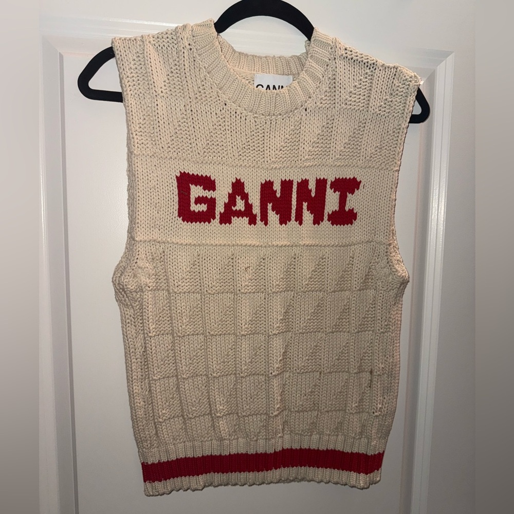 GANNI knitted vest